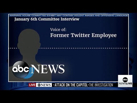 Former Twitter employee provides testimony to Jan. 6 committee