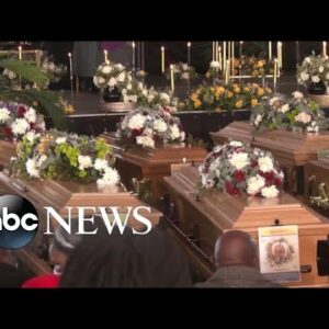 Funeral held for 21 South African teenagers who died at nightclub