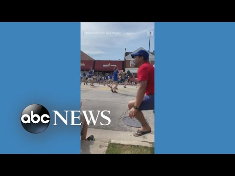 Gunfire sends spectators fleeing at 4th of July parade