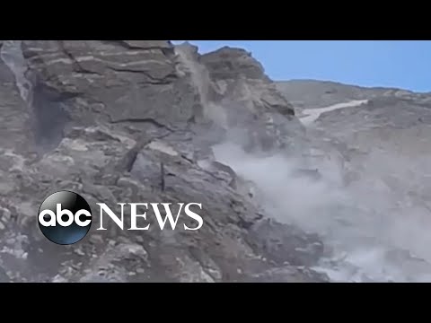 Hikers escape rockslide in Rocky Mountain National Park l ABC News