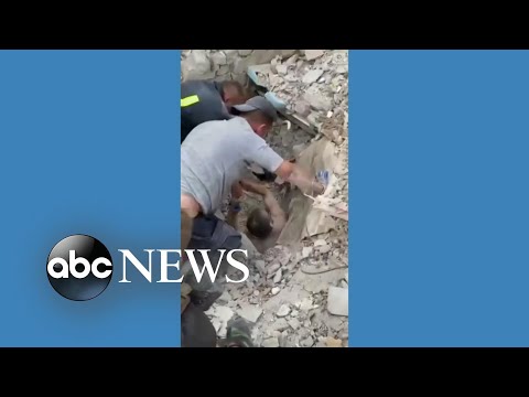 Man pulled from rubble of Ukraine apartment building
