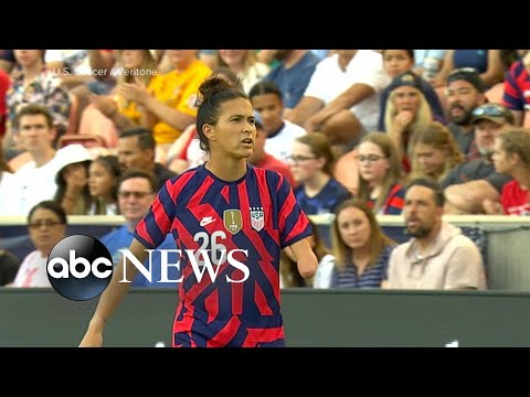 Pro soccer player makes history