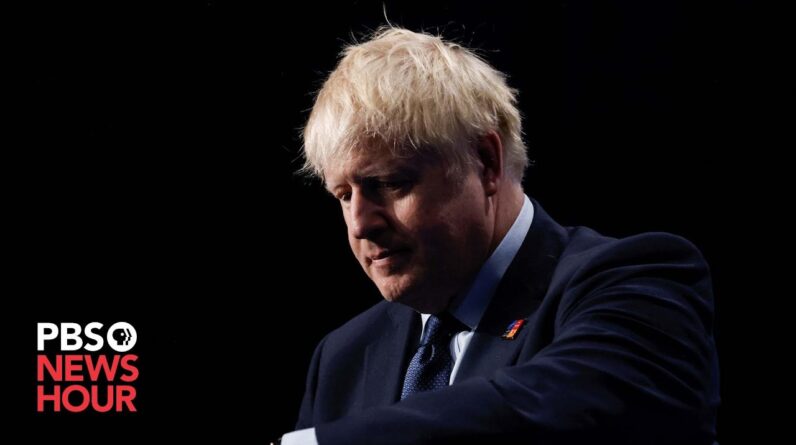 British Prime Minister Boris Johnson remains defiant amid calls to resign
