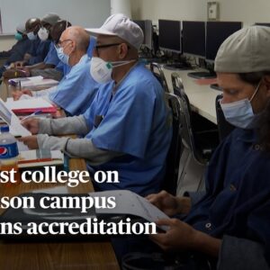 WATCH: First college on prison campus gains accreditation #shorts