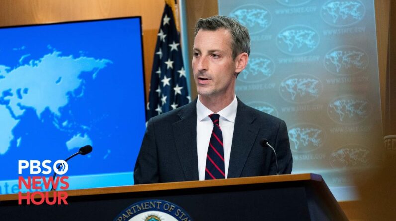 WATCH LIVE: State Department spokesperson Ned Price holds news briefing
