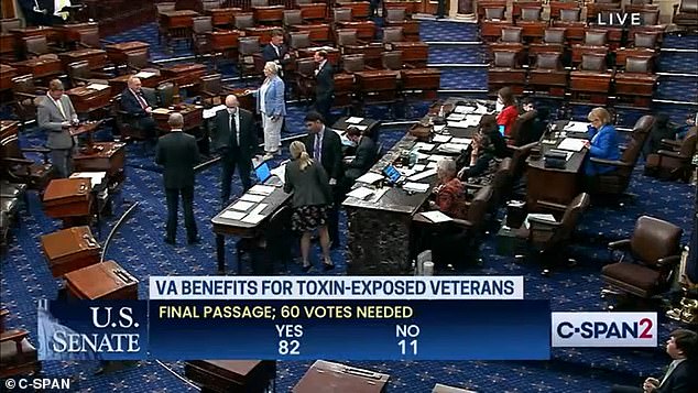 The PACT Act to help veterans exposed to toxins in burn pits overwhelmingly passed the Senate after being derailed by Republicans last week.
