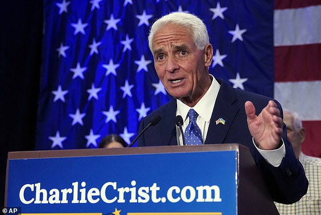 Rep. Charlie Crist was the Republican governor of Florida more than a decade ago before switching parties