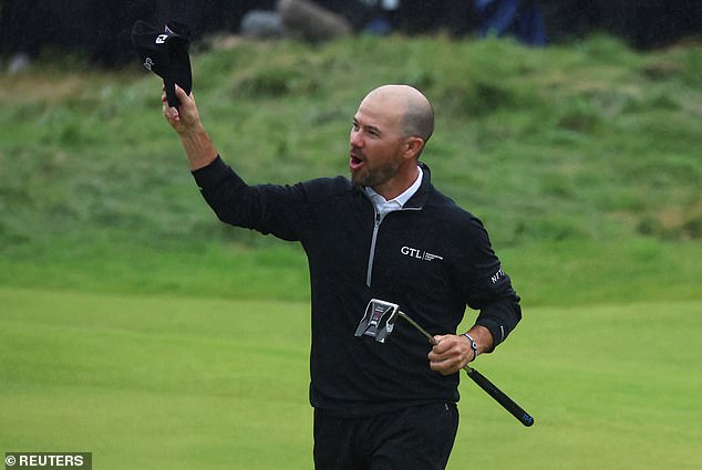 Brian Harman has won the Open Championship after a wet tournament at Hoylake